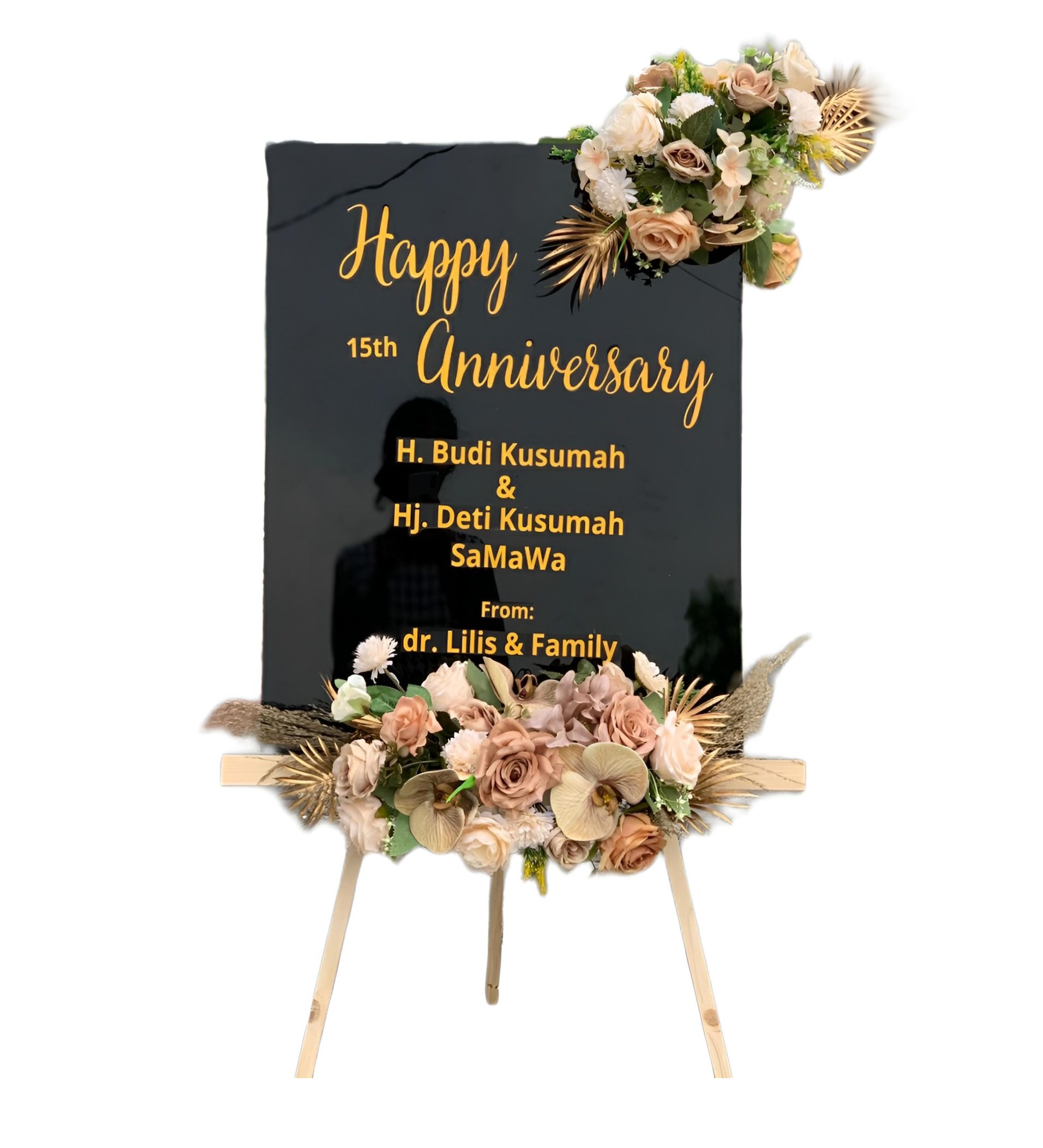 Papan Bunga Akrilik Kroya